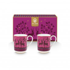Pip Studio Pip's Deerest Darling Becher mit Henkel Set 2-tlg. im GK 0,35 L
