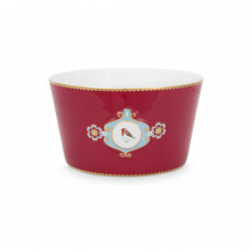 Pip Studio Love Birds Red-Pink Schale rot 15 cm