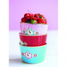 Pip Studio Love Birds Red-Pink Schale rot 15 cm