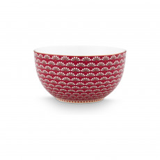 Pip Studio Blooming Tales Dark Red bowl 12 cm