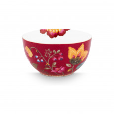 Pip Studio Blooming Tales Dark Red Bowl 15 cm