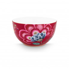 Pip Studio Blooming Tales Dark Red bowl 18 cm