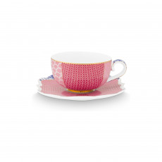 Pip Studio Royal Multi Espressotasse Pink 2-tlg. 0,12 L