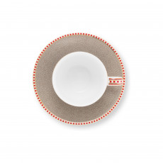 Pip Studio Blooming Tales Khaki Espressotasse 2-tlg. 0,12 L
