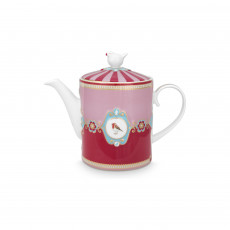 Pip Studio Love Birds Red-Pink Teekanne 1,3 L