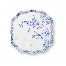 Pip Studio Royal White Tortenteller auf Fuß 24x24 cm
