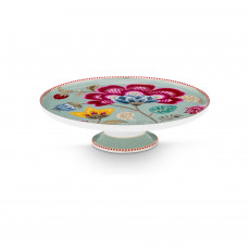 Pip Studio Blooming Tales Blue Tortenteller klein 21 cm