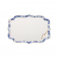 Pip Studio Royal White Servierschale 26x18 cm