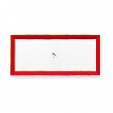 Pip Studio Love Birds Red-Pink Tortenteller Rechteckig Rot 33,3x15,5cm