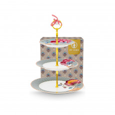 Pip Studio Blooming Tales Fantasy Blue Etagere 3-tlg. im GK