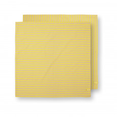 Pip Studio Stripes Textiles Geschirrtüchern Stripes Yellow Set 2-tlg. 65x65cm