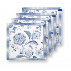 Pip Studio Royal White Textilservietten-Set 4-tlg. 40x40 cm