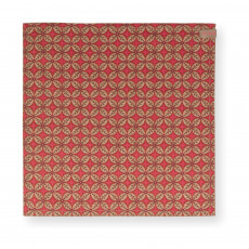 Pip Studio Blooming Tales Dark Red Napkin set, 4 pcs