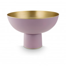 Pip Studio Home Accessories Hohe Schale Metall Matt Lilac 20x30cm