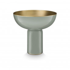 Pip Studio Home Accessories Hohe Schale Metall Green 24x23 cm