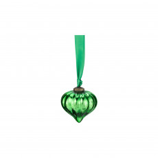 Pip Studio Love Birds Dark Green Ornament Glas Grün 10 cm