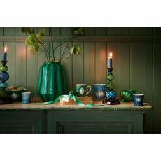 Pip Studio Love Birds Dark Green Ornament Glas Grün 10 cm
