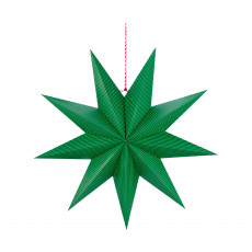 Pip Studio Love Birds Dark Green Weihnachtsstern Papier Streifen Dunkelgrün 60 cm