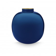 Pip Studio Home Accessories Vase Metall Blue 23 cm