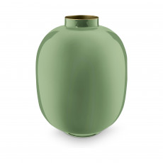 Pip Studio Home Accessories Vase Metal Mid Green 32 cm