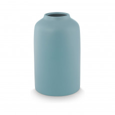 Pip Studio Blooming Tales Blue Vase Ceramic Matt Blue 30 cm