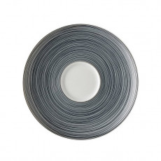 Rosenthal studio-line TAC Gropius Stripes 2.0 Matte espresso saucer 11.5 cm