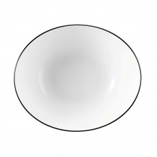 Seltmann Weiden Modern Life Black Line Oval bowl l: 21 cm / h: 8 cm / 1.0 L