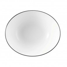 Seltmann Weiden Modern Life Black Line Oval bowl 25.5 cm