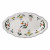 Gien Fayencerie Oiseaux Paradis Oval plate 36 x 21.3 cm