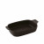 Arthur Krupp Black Clay Rectangular platter with handles 22×13.5 cm