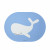 ASA SELECTION Buddies Table mat Whale 46x22 cm