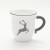 Gmundner Keramik Grauer Hirsch Chocolate cup / Chocolate mug 0.3 L / h: 9.9 cm