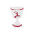 Gmundner Keramik Rubinroter Hirsch Egg cup smooth d: 4.9 cm / h: 7.5 cm