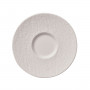 Villeroy & Boch Manufacture Rock blanc Café au lait saucer 17 cm