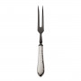 Robbe & Berking Martele - 925 Sterling Silver Carving Fork Frozen Black 250 mm