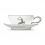 Gmundner Keramik Grauer Hirsch Tea cup smooth 0.17 L