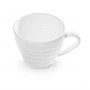 Gmundner ceramic white flamed coffee cup Gourmet 0,2 L / h: 7,5 cm