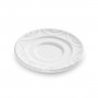 Gmundner Keramik Weißgeflammt Espresso saucer Gourmet d: 11 cm