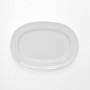 Friesland Jeverland Weiß Plate 1, oval / Under. Sauceboat 24 cm