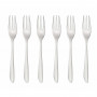 Sambonet Leaf Edelstahl 18/10 Set of 6 cake forks