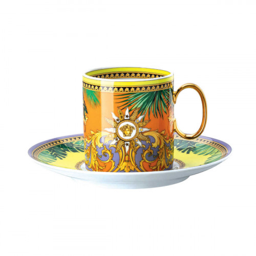 Rosenthal meets Versace Jungle Animalier Кофейная чашка верхняя 0,23 л с кофейной тарелкой 16 см 2 шт