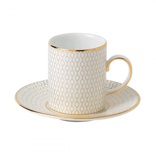 Wedgwood Arris Чашка эспрессо 0,08 л с блюдцем 2 шт