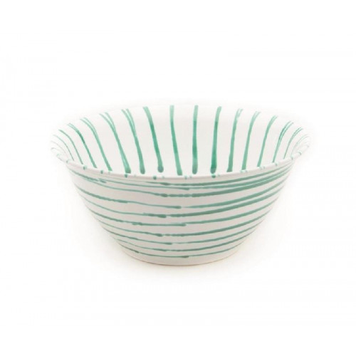 Gmundner керамика Grüngeflammt Салатник d: 33 cm / h: 14 cm / 4,5 L