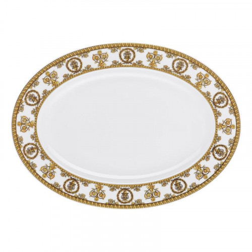 Rosenthal meets Versace I love Baroque - Bianco Плита 34x24,5 см