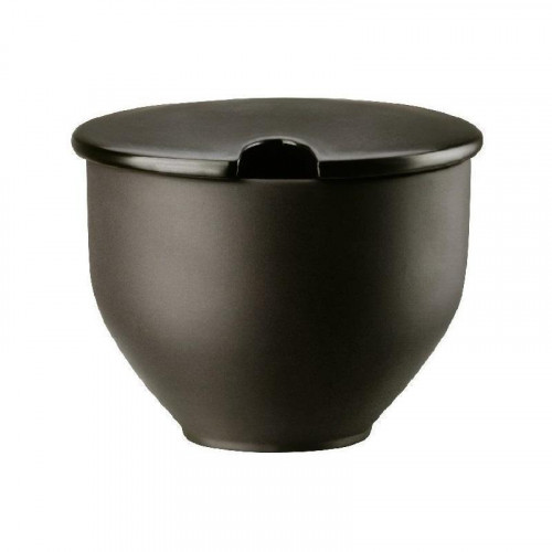 Rosenthal Junto Slate Grey - керамогранит Сахарница с вырезом 0,25 л