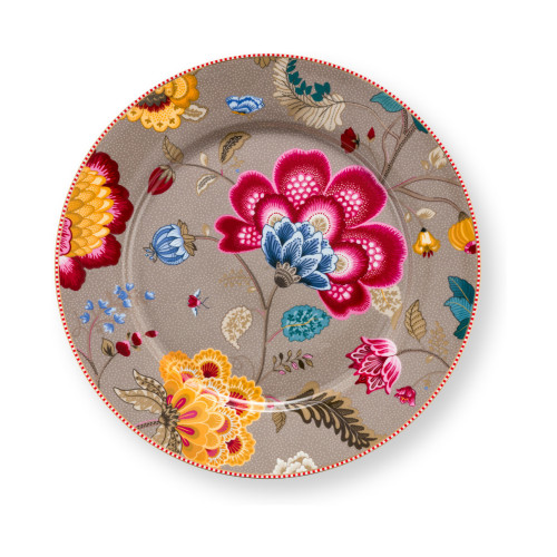 Pip Studio Blooming Tales Khaki Platzteller 32 cm