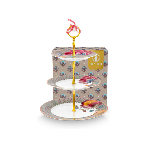 Pip Studio Blooming Tales Fantasy Kahki Etagere 3-tlg. im GK