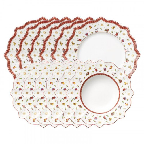 Villeroy & Boch Toy's Delight Белый столовый набор 12 предметов