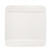 Villeroy & Boch Manufacture Rock blanc квадратная тарелка 28x28x2 см