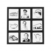 Rosenthal studio-line Hommage Philip Rosenthal / MemoryOneHundred Память 37 предметов, ограничено 100 штуками - 36 фарфоровых карт в деревянной коробке